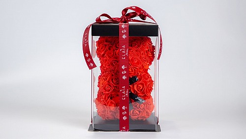 Forever Rose Bear Κόκκινο